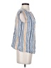 Max Studio Stripes Blue Sleeveless Blouse Size S - photo 4