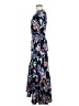 Bar III 100% Polyester Print Blue Casual Dress Size M - photo 5