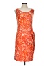 Spense Paisley Orange Cocktail Dress Size L - photo 1