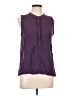 Merona 100% Rayon Purple Sleeveless Blouse Size L - photo 1