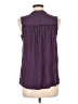 Merona 100% Rayon Purple Sleeveless Blouse Size L - photo 2