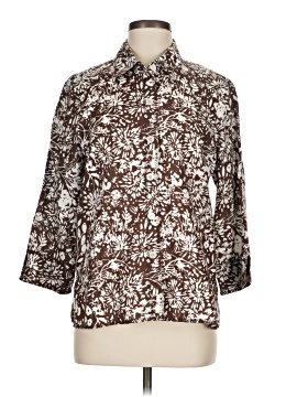 Liz Claiborne 3/4 Sleeve Button Down Shirt