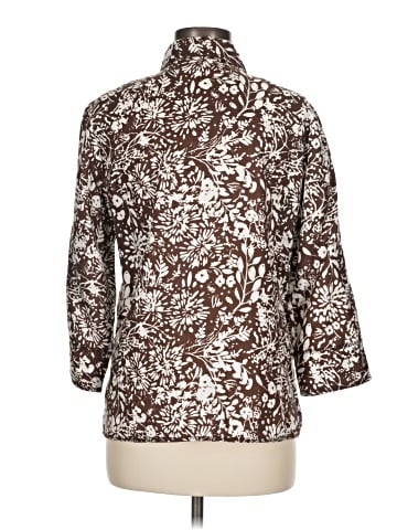 Liz Claiborne 3/4 Sleeve Button-Down Shirt (view 2)