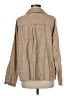 Max Studio Stripes Tan Long Sleeve Blouse Size M - photo 2