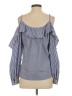 Parker 100% Cotton Blue Long Sleeve Blouse Size XS - photo 2