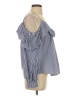 Parker 100% Cotton Blue Long Sleeve Blouse Size XS - photo 4