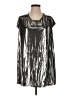 American Apparel Metallic Silver Casual Dress Size XS - Sm - photo 1