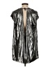 American Apparel Metallic Silver Casual Dress Size XS - Sm - photo 2