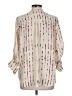 Aqua 100% Polyester Ivory 3/4 Sleeve Blouse Size L - photo 2