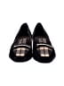 Preston & York 100% Leather Black Flats Size 8 1/2 - photo 2