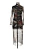 ALLSAINTS Graphic Black Cocktail Dress Size 6 - photo 1