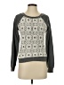 Sam & Lavi Print Gray Pullover Sweater Size XS - photo 1
