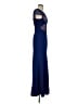 BCBGMAXAZRIA 100% Polyester Blue Cocktail Dress Size 2 - photo 4