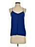 Tibi 100% Silk Blue Sleeveless Top Size 0 - photo 1