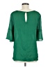 Ann Taylor Green 3/4 Sleeve Blouse Size M - photo 2