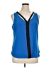 Candie's Blue Sleeveless Blouse Size XL - photo 1