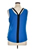 Candie's Blue Sleeveless Blouse Size XL - photo 2