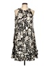 MSK Graphic Black Cocktail Dress Size 12 - photo 1