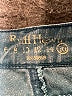 Ruff Hewn Chevron-herringbone Teal Jeans Size 16 - photo 4