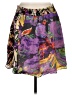 Maeve 100% Silk Floral Purple Silk Skirt Size M - photo 2