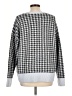 Ann Taylor LOFT Outlet Houndstooth Silver Pullover Sweater Size L - photo 2