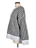 Ann Taylor LOFT Outlet Houndstooth Silver Pullover Sweater Size L - photo 5
