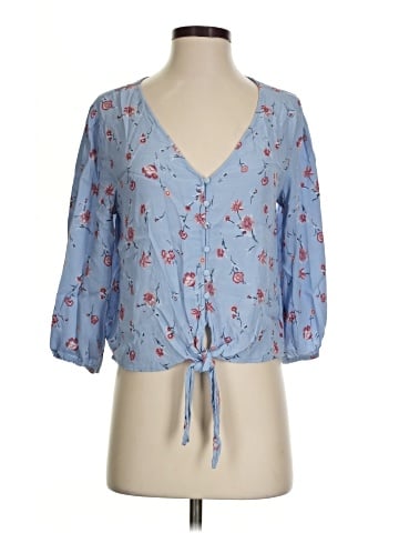 Alya 3/4 Sleeve Blouse (view 1)