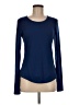 X by Gottex Blue Long Sleeve Top Size M - photo 1