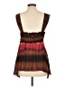 Moda International 100% Polyester Brown Sleeveless Blouse Size L - photo 2