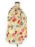 Rose + Olive 100% Polyester Floral Ivory Short Sleeve Blouse Size 2X - photo 4