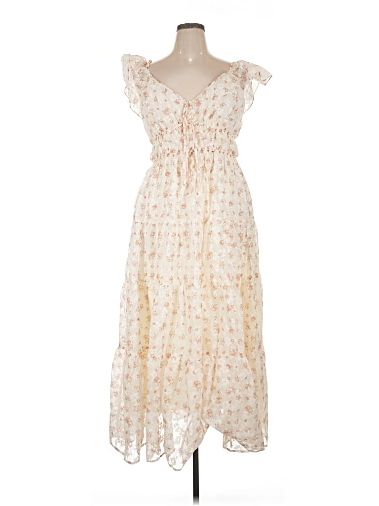 Pre-owned Arula Casual Dress In Ivory