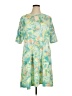 Ruby Rd. Tropical Green Casual Dress Size 1X - photo 1
