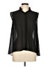 Dorothy Perkins 100% Polyester Black Sleeveless Blouse Size 10 - photo 1
