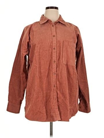 Ann Taylor LOFT Long Sleeve Button-Down Shirt (view 1)