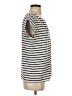 Gap 100% Polyester Stripes Ivory Short Sleeve Top Size XS - photo 4