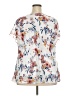 Tamara H. White Short Sleeve Blouse Size 3X - photo 2