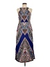 Cato 100% Polyester Print Blue Casual Dress Size 6 - photo 1