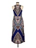 Cato 100% Polyester Print Blue Casual Dress Size 6 - photo 2