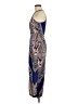 Cato 100% Polyester Print Blue Casual Dress Size 6 - photo 5