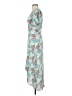 Intermix Floral Blue Casual Dress Size 2 - photo 5