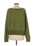 Urban Outfitters 100% Polyester Metallic Green Pullover Sweater Size L - photo 2