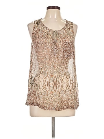 Broadway & Broome Sleeveless Silk Top (view 1)