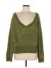 Urban Outfitters 100% Polyester Metallic Green Pullover Sweater Size L - photo 1