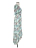 Intermix Floral Blue Casual Dress Size 2 - photo 4