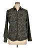 MICHAEL Michael Kors 100% Polyester Tweed Gray Long Sleeve Blouse Size XL - photo 1