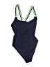 Nautica Chevron-herringbone Blue One Piece Swimsuit Size L - photo 1