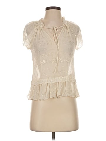 Rebecca Taylor Short Sleeve Blouse (view 1)