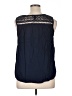 Gap Outlet 100% Polyester Blue Sleeveless Blouse Size XL - photo 2