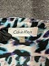 Calvin Klein 100% Polyester Animal Print Blue Long Sleeve Blouse Size M - photo 7
