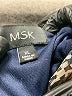MSK 100% Polyester Paisley Blue Casual Dress Size XL - photo 8